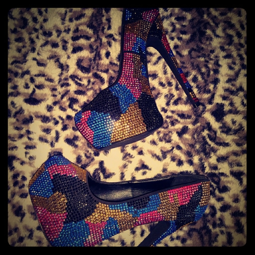 Steve Madden Rhinetone Heels